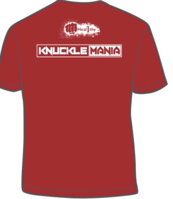 Healthy1 Knuckle Mania Shirt - Red - Back